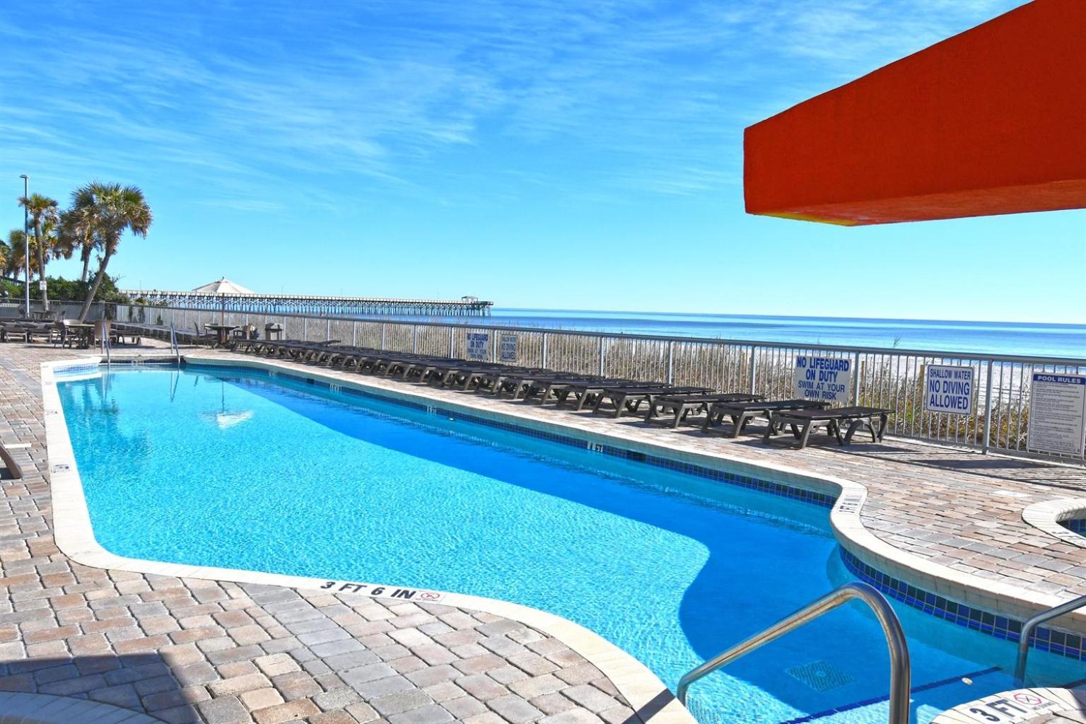 7Th Floor! Modern Building, Direct Oceanfront View Villa Миртъл Бийч Екстериор снимка