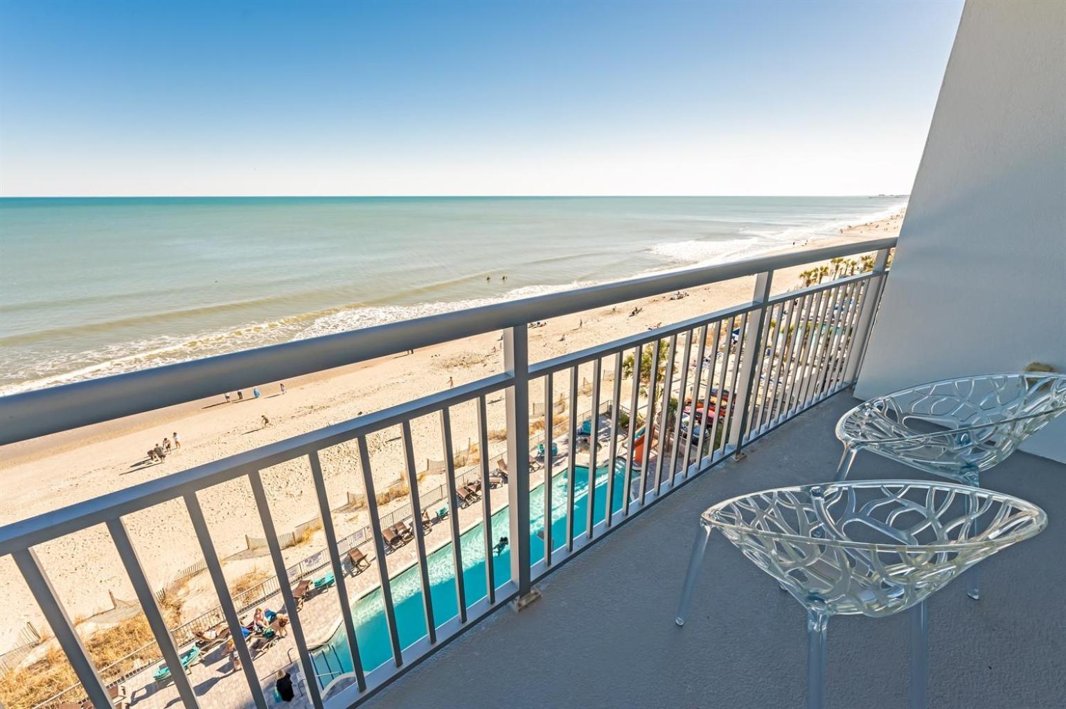7Th Floor! Modern Building, Direct Oceanfront View Villa Миртъл Бийч Екстериор снимка
