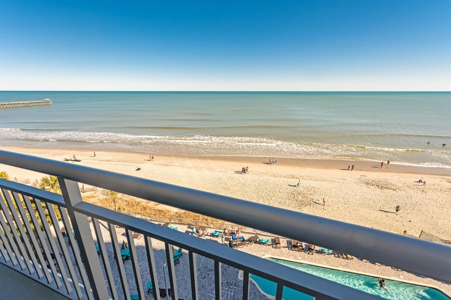 7Th Floor! Modern Building, Direct Oceanfront View Villa Миртъл Бийч Екстериор снимка